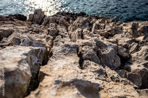 rocks in the sea