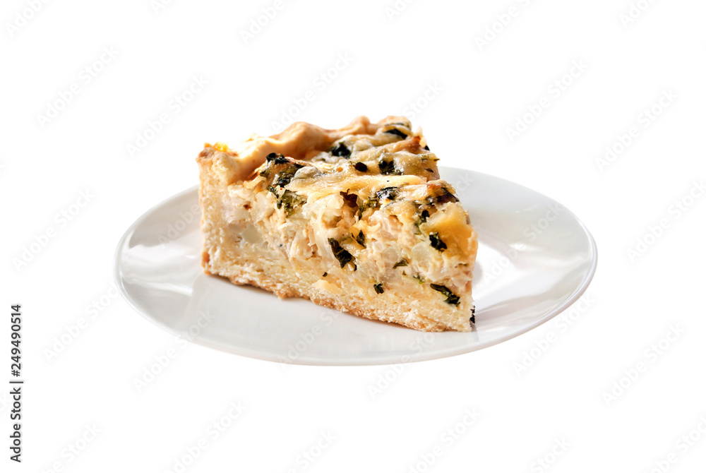 Cheese tart with cauliflower and mint Cheese tart with cauliflower and mint