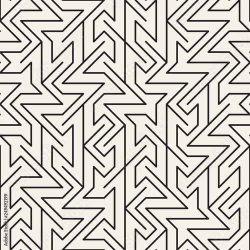 Vector seamless irregular pattern. Modern abstract texture. Repeating geometric composition from randomly disposed lines.