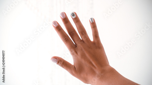 Women's hands. Manicure.