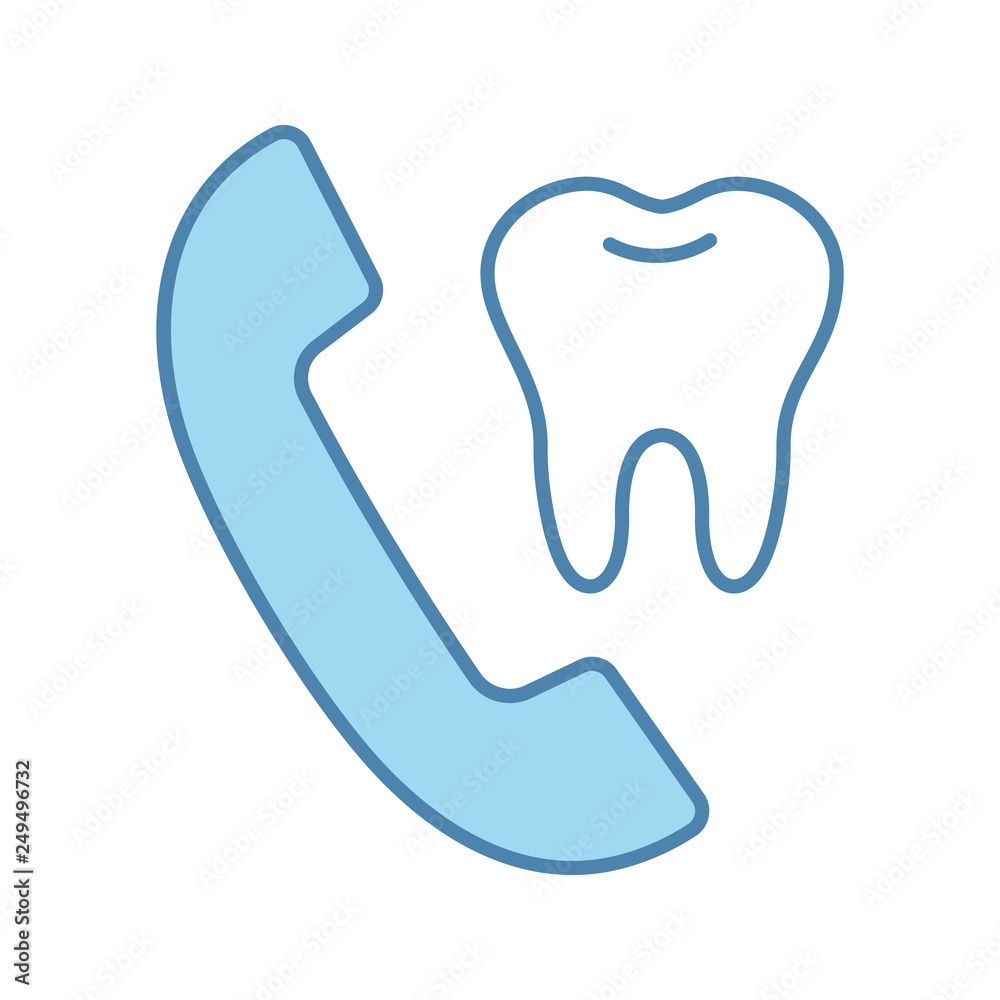 Dentist appointment color icon Dentist appointment color icon