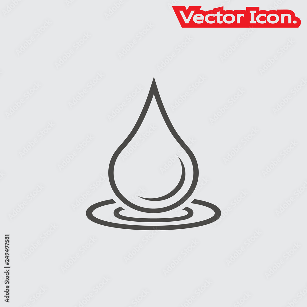 Drops icon isolated sign symbol and flat style for app, web and digital design. Vector illustration. Drops icon isolated sign symbol and flat style for app, web and digital design. Vector illustration.