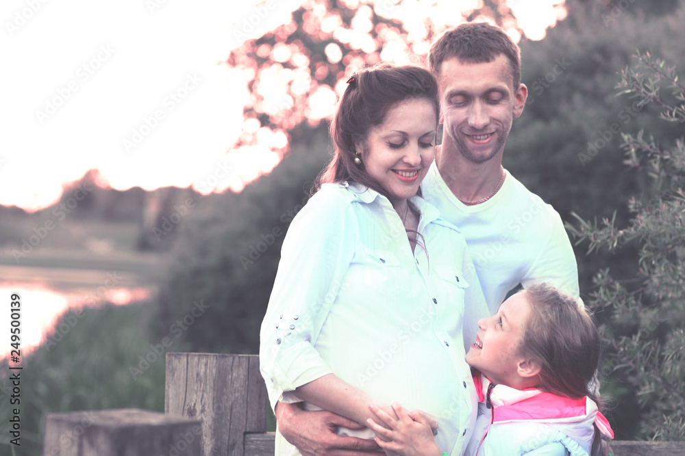 happy and friendly family is waiting for replenishment happy and friendly family is waiting for replenishment