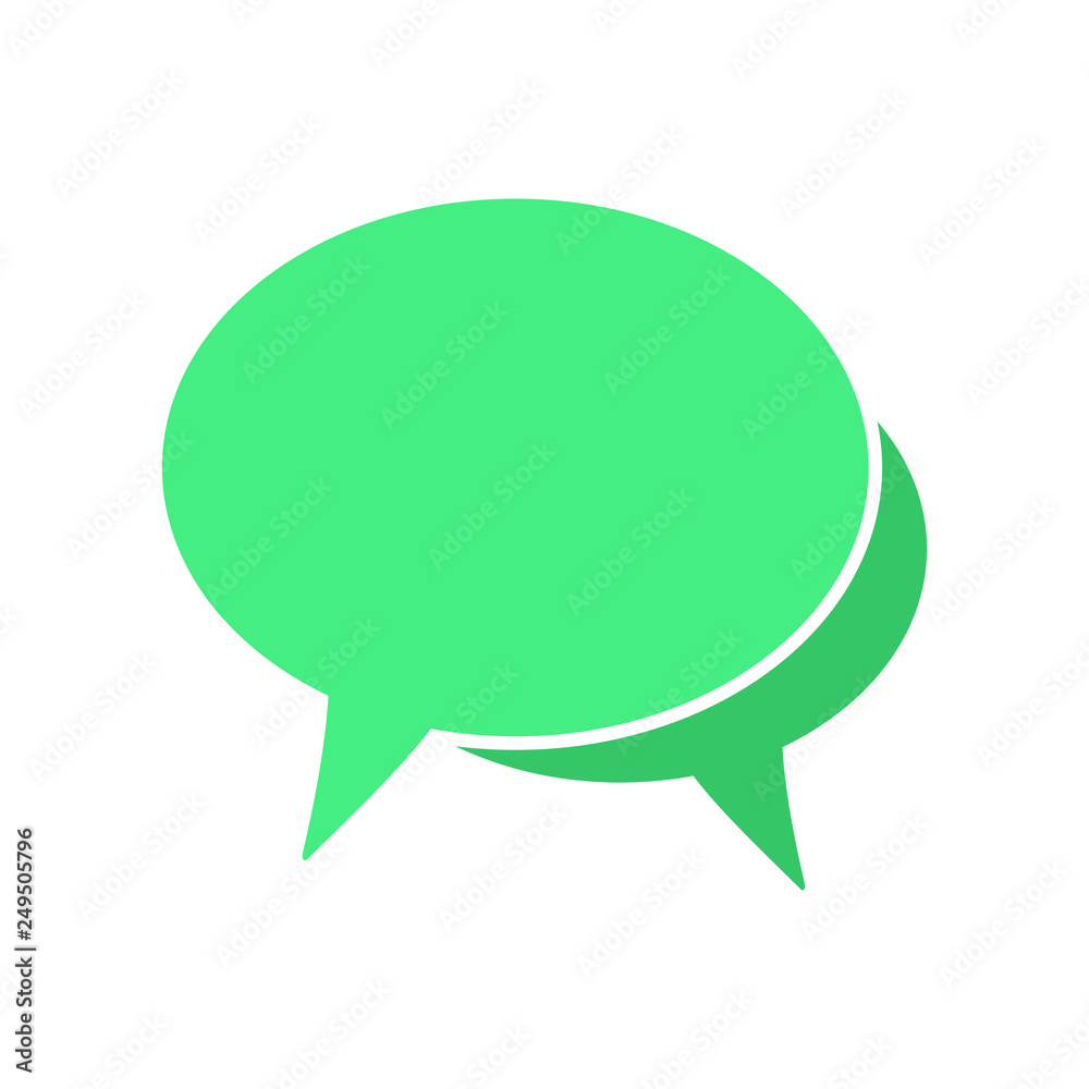 Speech bubble vector icon Speech bubble vector icon