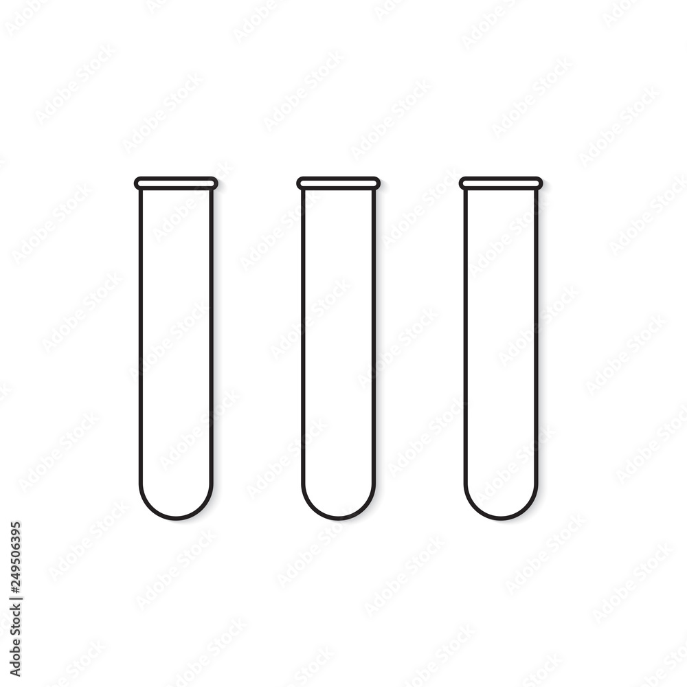 test tubes icon- vector illustration test tubes icon- vector illustration