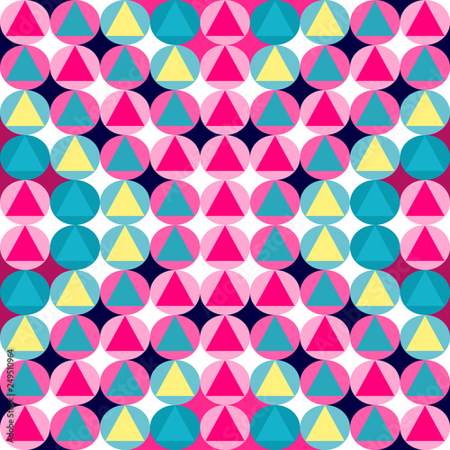 abstract colorful geometric pattern illustration