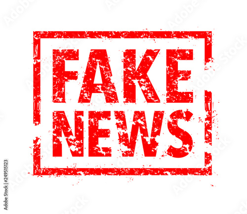 Fake news rubber stamp