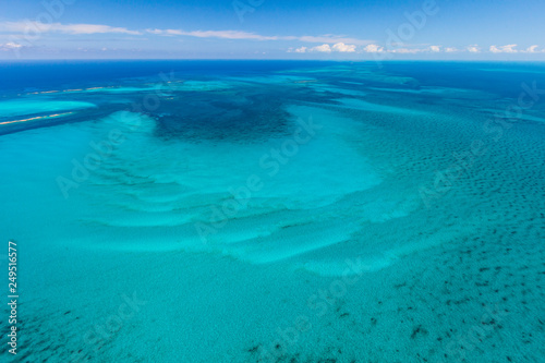 Aerial view, Eleuthera, Bahamas, America