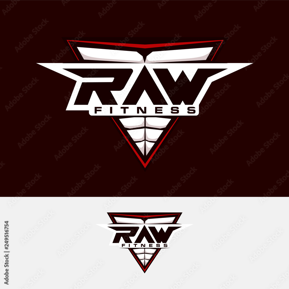 Raw Fitness Gym logo