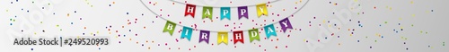 Herzlichen Glückwunsch zum Geburtstag einfacher Banner