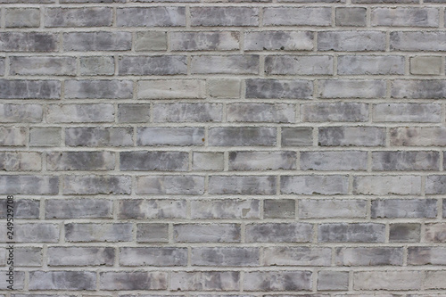 Brick wall background gray