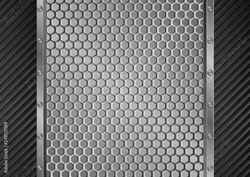 metal grate background