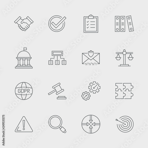 Compliance Icon Set