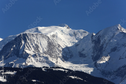 Massif du Mont-Blanc. / Massif of Mont Blanc.