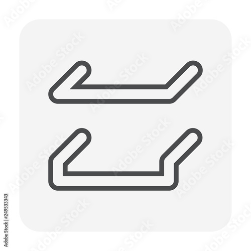 handrail  icon black