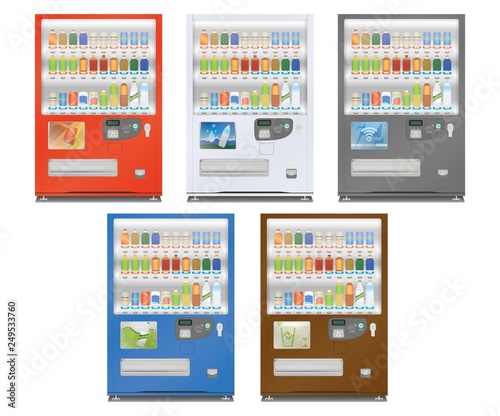 日本式自動販売機ベクター２