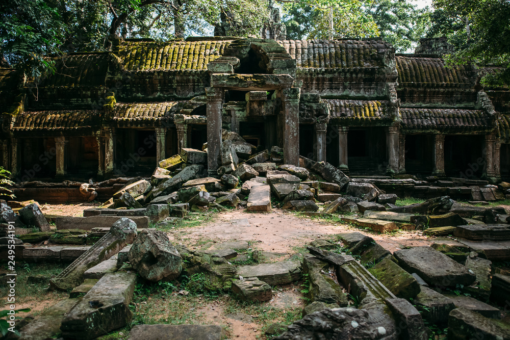 Temples Angkor Wat in Cambodia, ta Prohm, Siem Reap Temples Angkor Wat in Cambodia, ta Prohm, Siem Reap