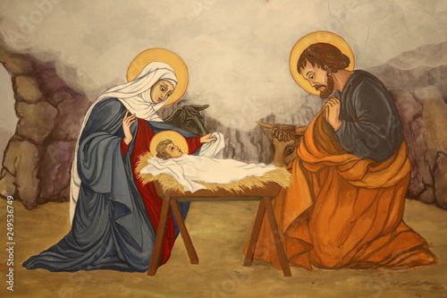 La Nativité. Eglise Saint-André. Dommancy. / Nativity. St. Andrew's Church. Domancy.