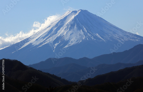 冬の富士山