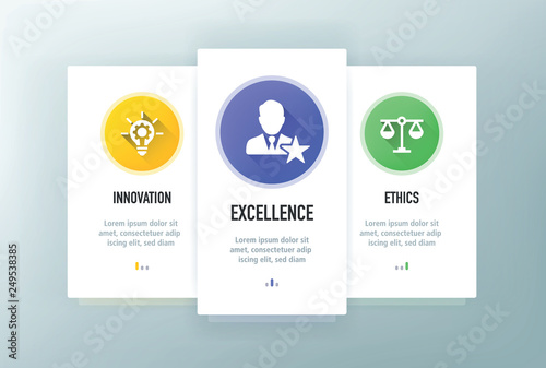 CORE VALUES ICON CONCEPT
