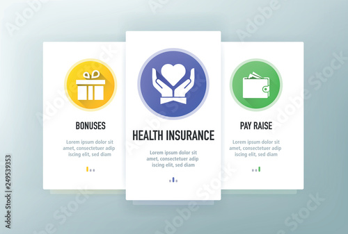 EMPLOYEE BENEFITS ICON CONCEPT
