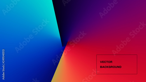 Abstract Colorful Light and Shade Texture with Angle Gradient Effect. Aspect Ratio 16:9. EPS 10 Vector.