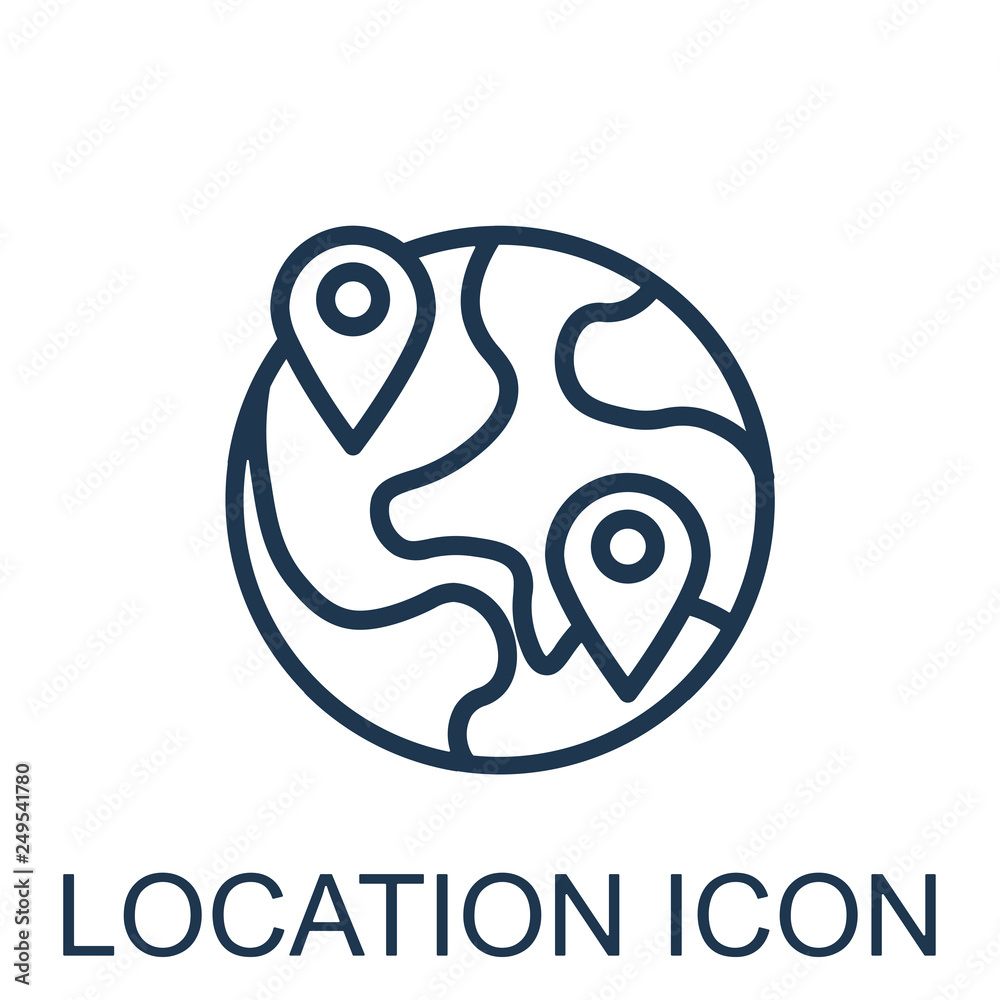 Location Vector Icon Eps10 Location Vector Icon Eps10