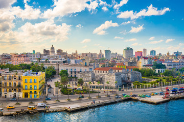 Keuken achterwand Havana Skyline van binnenstad Havana Cuba  © SeanPavonePhoto