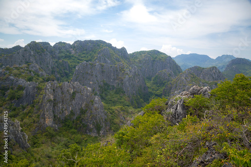 landscape viewpoint at Khao Daeng ,Sam Roi Yod