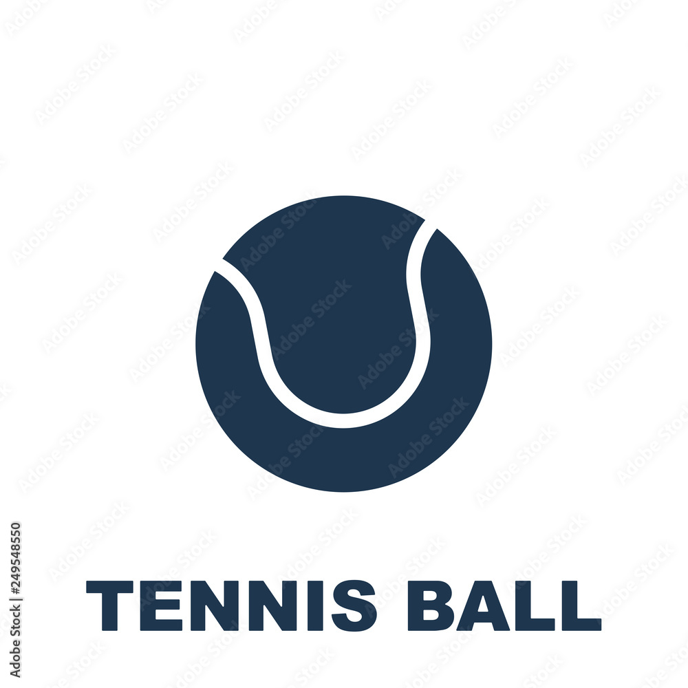 Tennis Ball Vector Icon Eps10 Tennis Ball Vector Icon Eps10