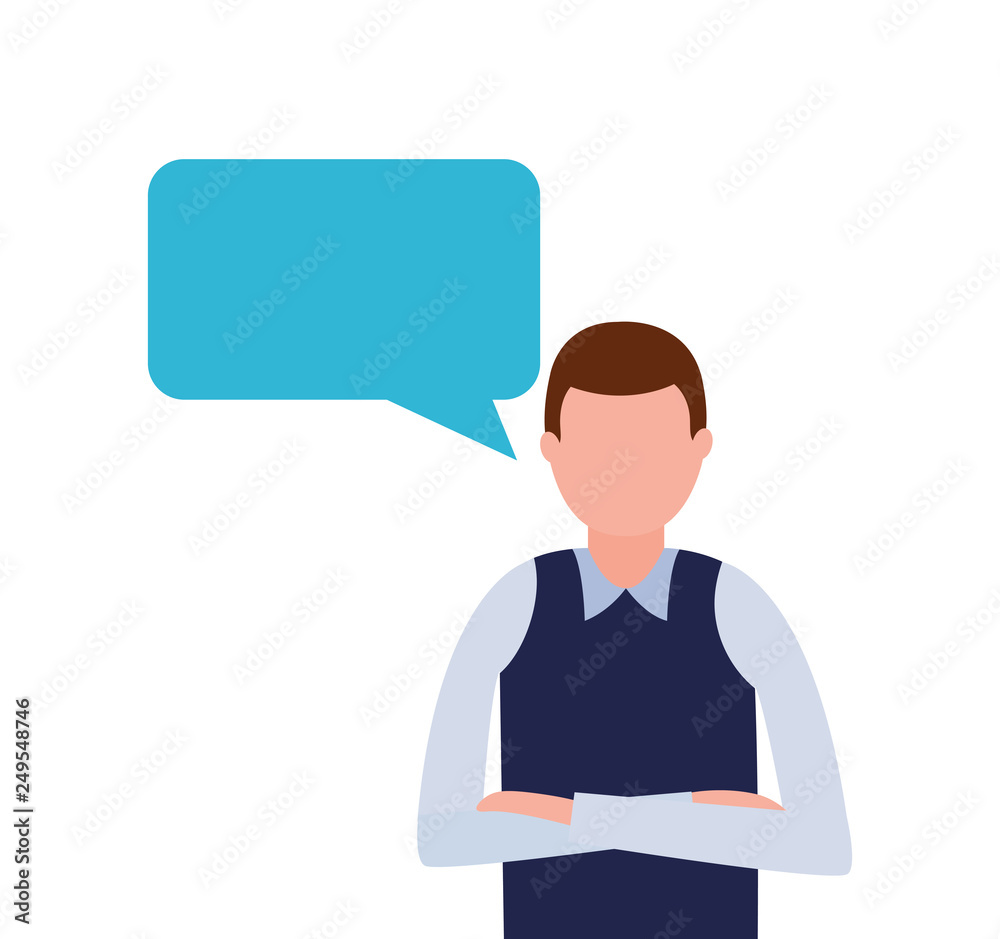 business man speech bubble talk business man speech bubble talk