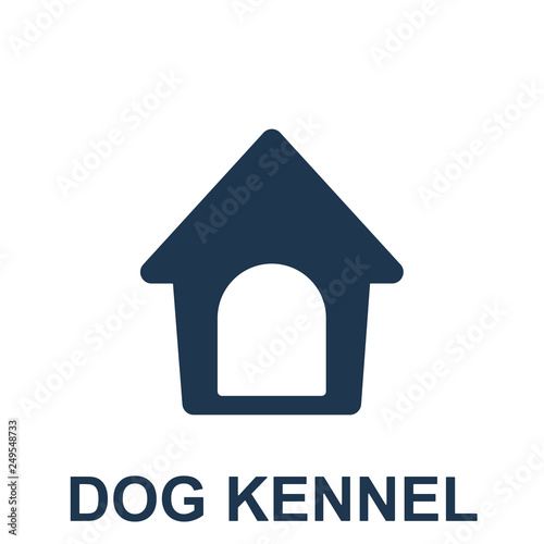 Dog Kennel Vector Icon Eps10