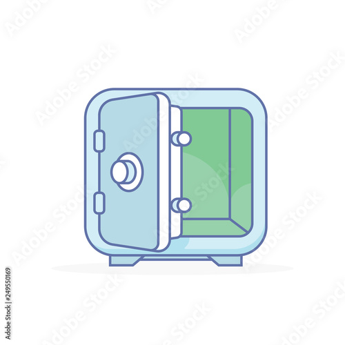 SAFE BOX ICON CONCEPT