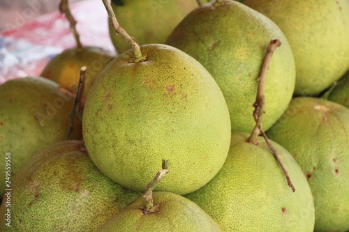 pomelo fruit is tasty at street food