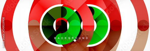 Circular lines design background
