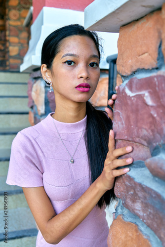 Beautiful woman posing