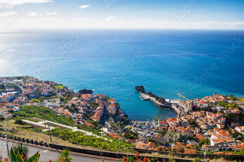 Fototapeta Naklejka Na Ścianę i Meble -  Landscape of Madeira from Miradouro da Torre, Portugal