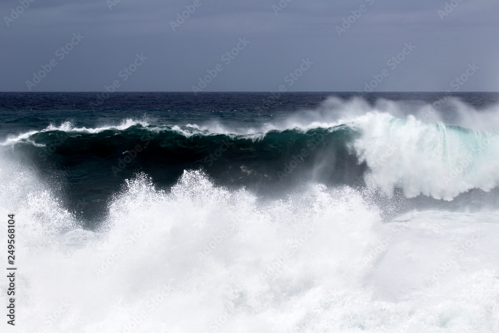 Fototapeta premium ocean waves breaking