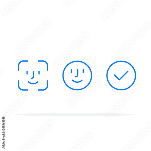 FACE ID ILLUSTRATION CONCEPT