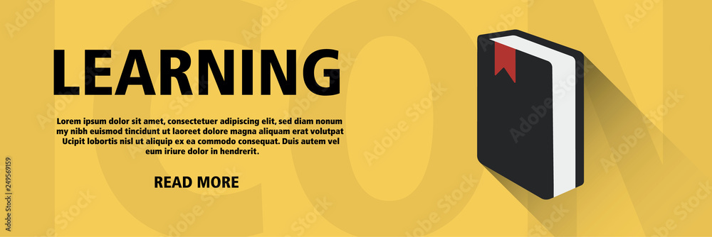 Obraz premium LEARNING LABEL CONCEPT