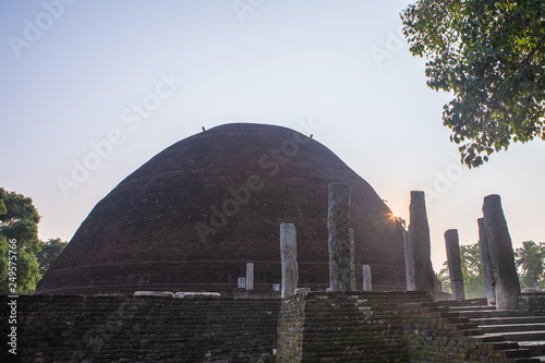 Stupa temple. Tissamaharama, Sri Lanka. photo