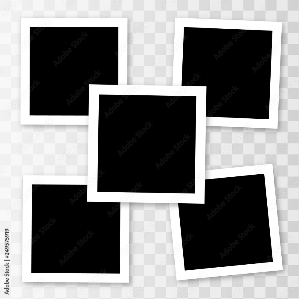 Vector frames photo collage Vector frames photo collage