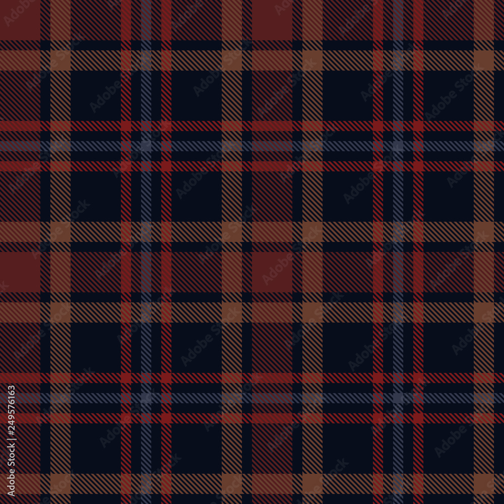 Seamless plaid pattern in stripes. Checkered fabric texture print. Vector Seamless plaid pattern in stripes. Checkered fabric texture print. Vector