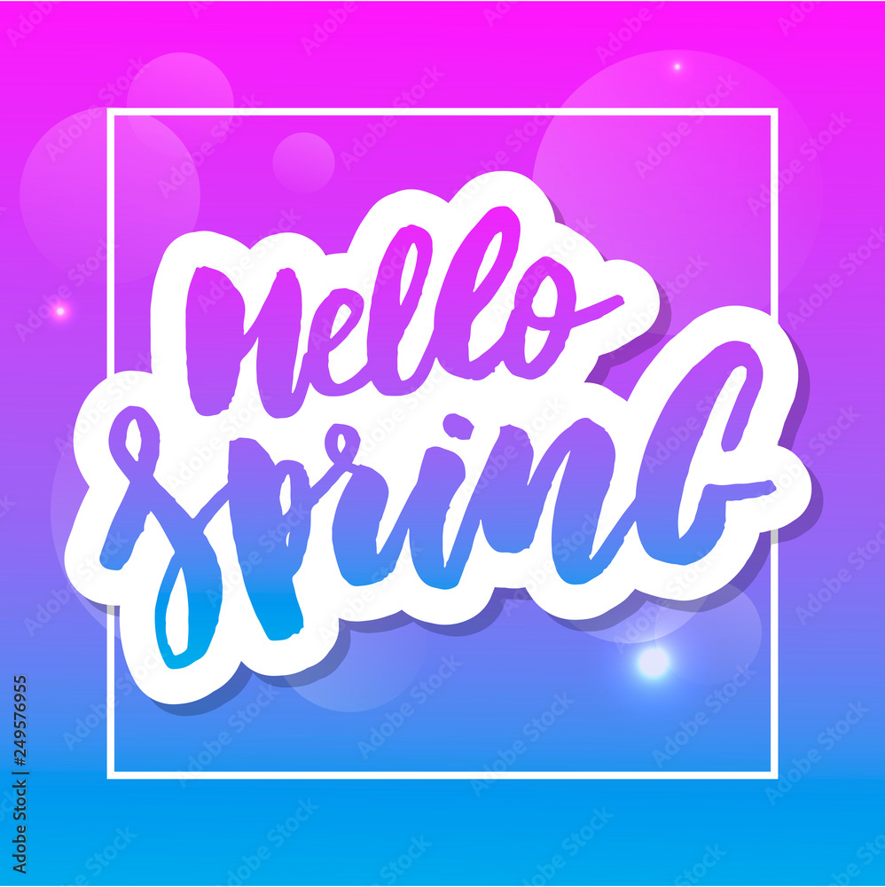 hello Spring sale background with beautiful flower hello Spring sale background with beautiful flower