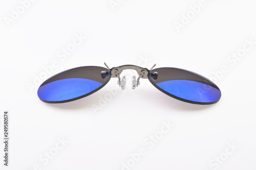 men's sunglasses without arches on a white background