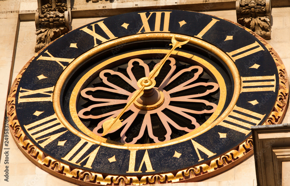 Palace of Westminster- clock - I - London
