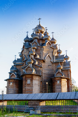 Church of the Intercession in the estate of the Theologian. Russia Saint Petersburg 22.06.2014 21: 45 pm photo