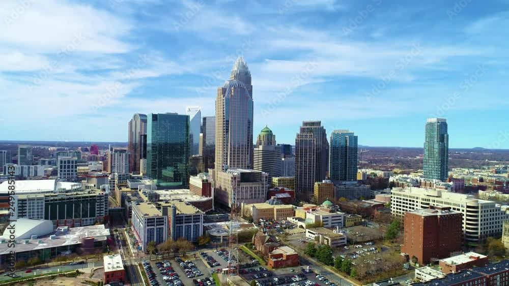 Downtown Charlotte North Carolina from First Ward Park Downtown Charlotte North Carolina from First Ward Park