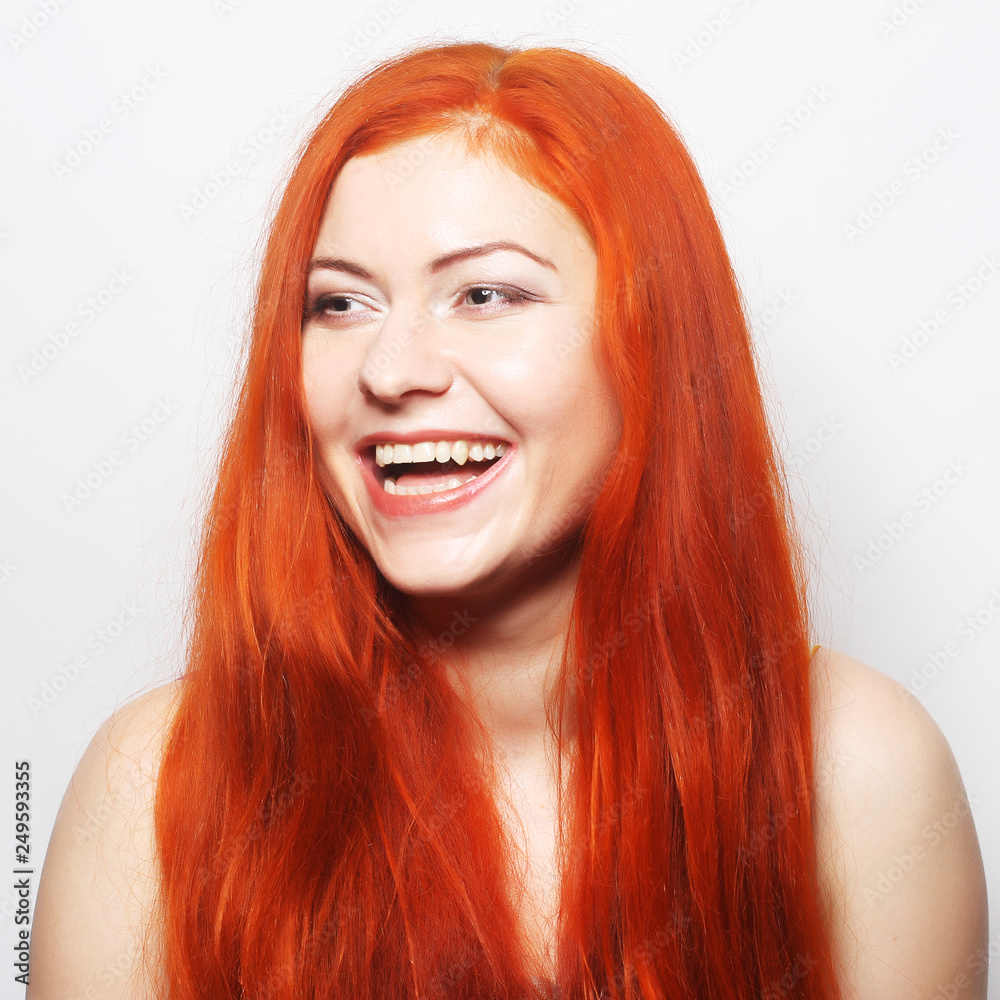 Fototapeta premium beautiful redhair woman