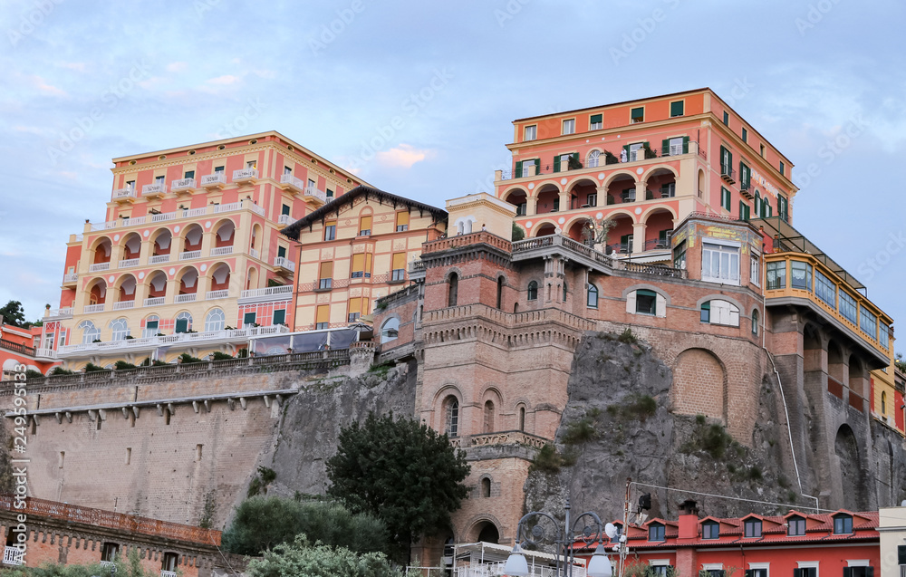 Buildings in Sorrento, Naples, Italy